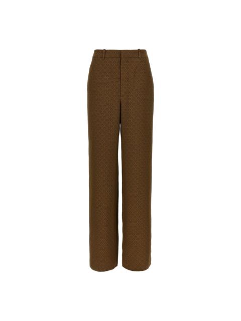 SAINT LAURENT Medaglioni jacquard trousers