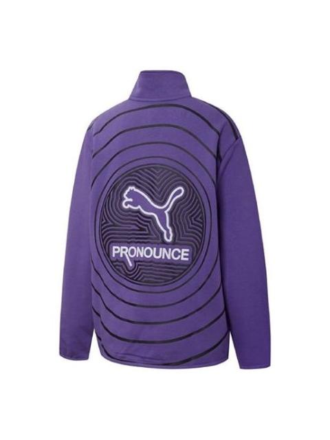 PUMA (WMNS) PUMA x PRONOUNCE Half-zip Logo SweatshirtPurple 534040-74