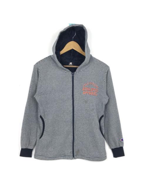 Other Designers Vintage - Champion Stripe Design Hoodie Sweatshirt Fashion Streetwear