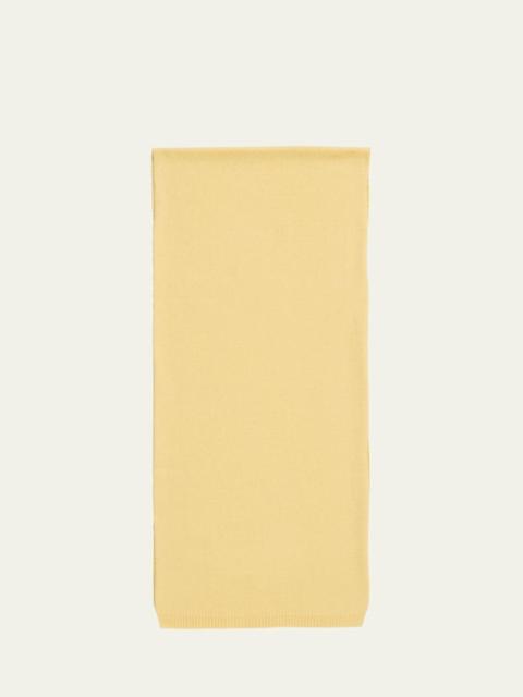 The Elder Statesman Jersey Cashmere Scarf