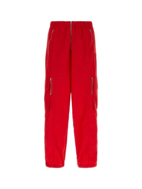 FENDI Fendi Men Red Nylon Joggers