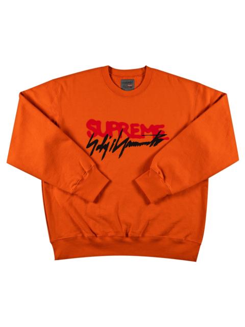 Supreme Supreme x Yohji Yamamoto Crewneck 'Orange'
