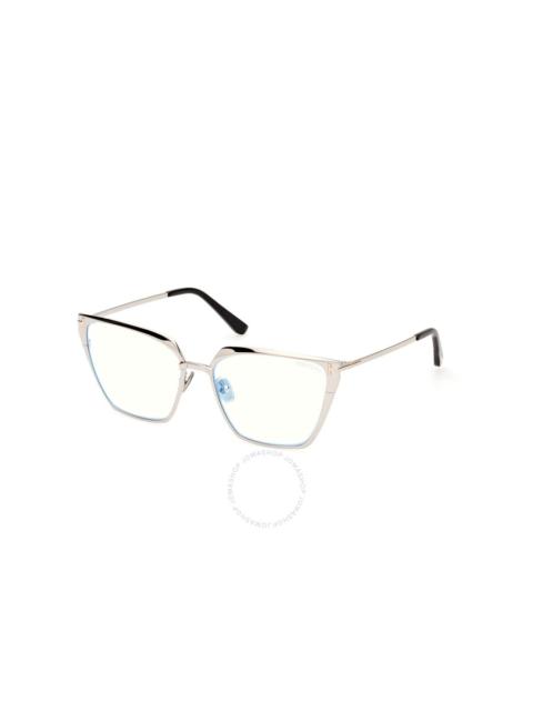 TOM FORD Tom Ford Blue Light Block Cat Eye Ladies Eyeglasses FT5945-B 016 56