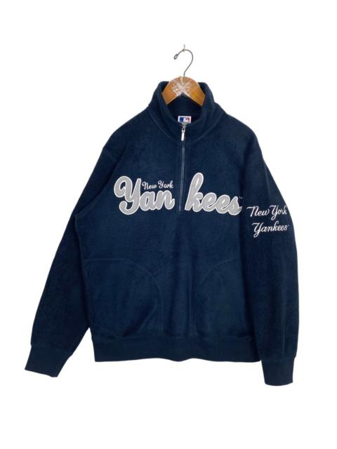 Other Designers Uniqlo - MLB New York Yankees Fleece Half Zip Embroidery Spellout
