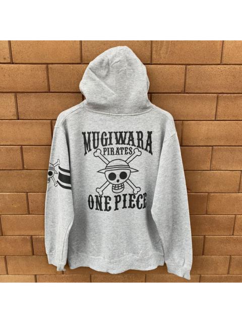 Other Designers Japanese Brand × One Piece × Vintage - Vintage One Piece Mugiwara Pirates Zip Up Hoodie