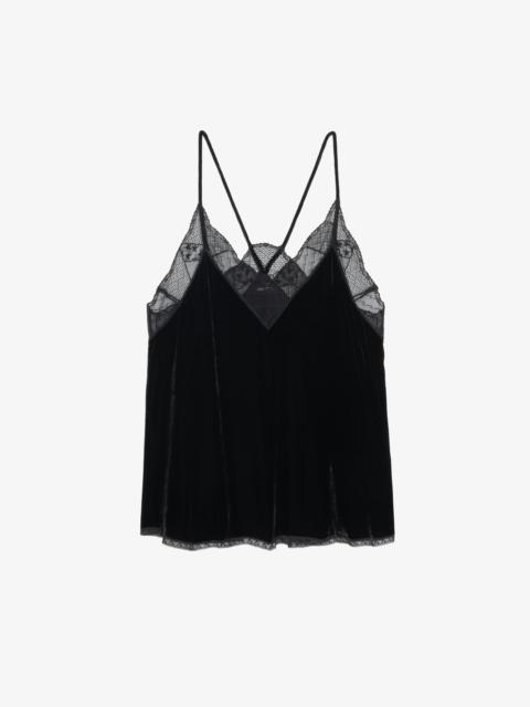 Zadig & Voltaire Christy Velvet Camisole