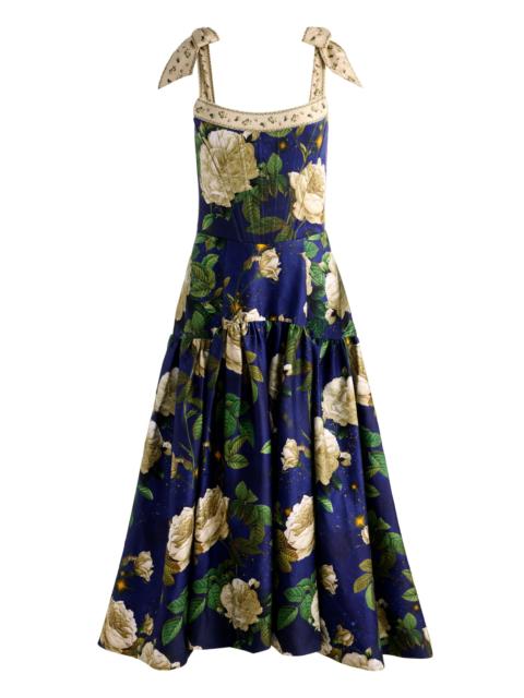 Alice + Olivia ROSALEE MIDI DRESS