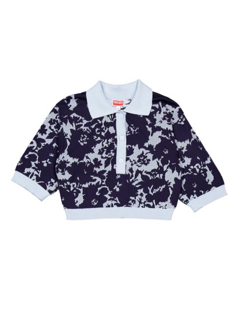 KENZO Kenzo Flower Camo Pattern Cropped Top