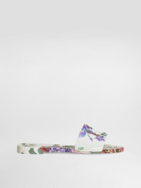 Dolce & Gabbana Rubber beachwear sliders