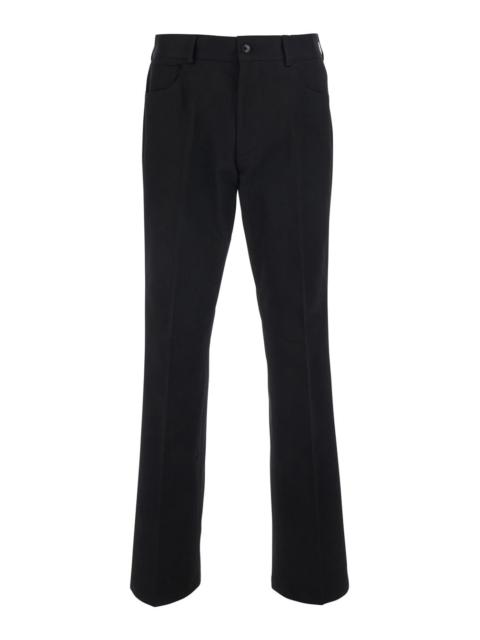 AMIRI Amiri Men Black Pants With Logo Embroidery On The Back And Flared Leg In Cotton For Men