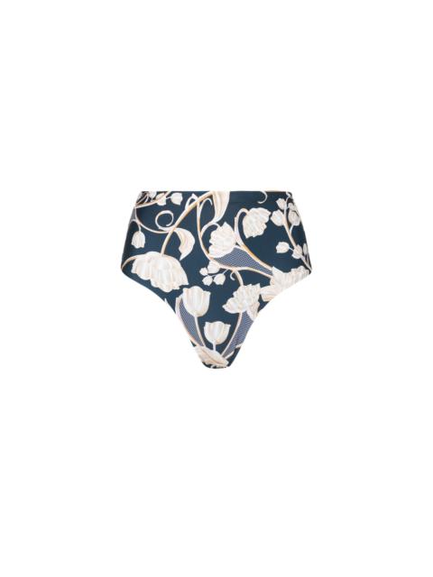 Agua by Agua Bendita Magenta Perla Bikini Bottom