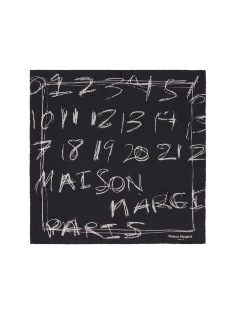 Maison Margiela Black Foulard Scarf