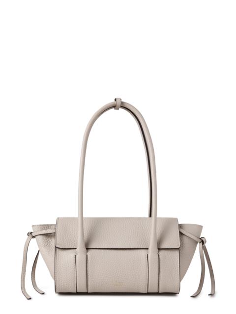 Mulberry Mulberry Mini Soft Bayswater Grained Leather Satchel in Chalk at Nordstrom