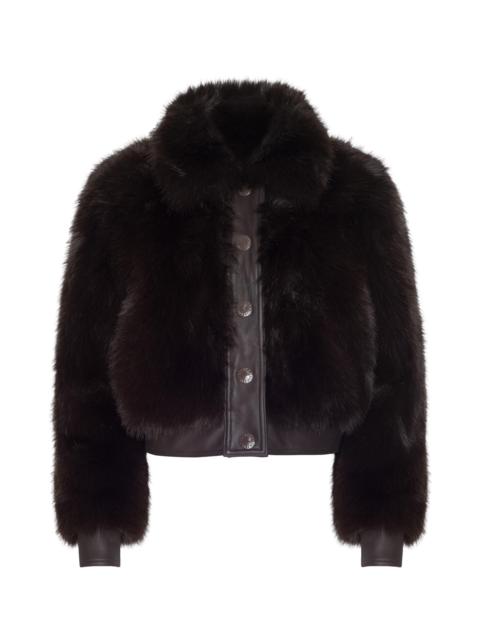 L'AGENCE Claira Faux Fur Jacket