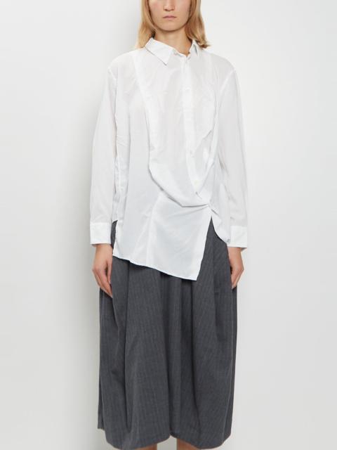 Comme Des Garçons Off Center Collar Shirt