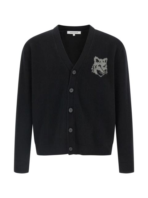 Maison Kitsuné 'Fox Head' cardigan