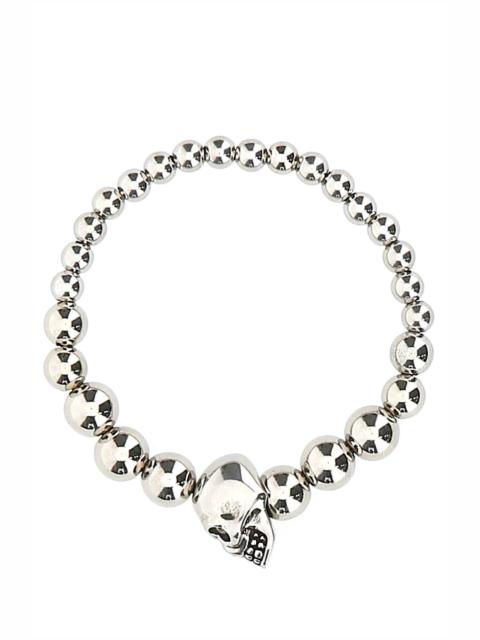 Alexander McQueen Alexander Mcqueen Men Silver Metal Bracelet