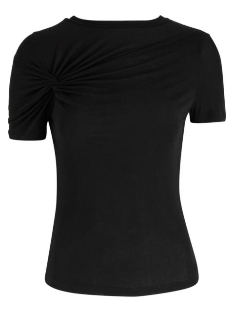 AGOLDE Agolde Lissa Twisted Stretch-jersey T-shirt