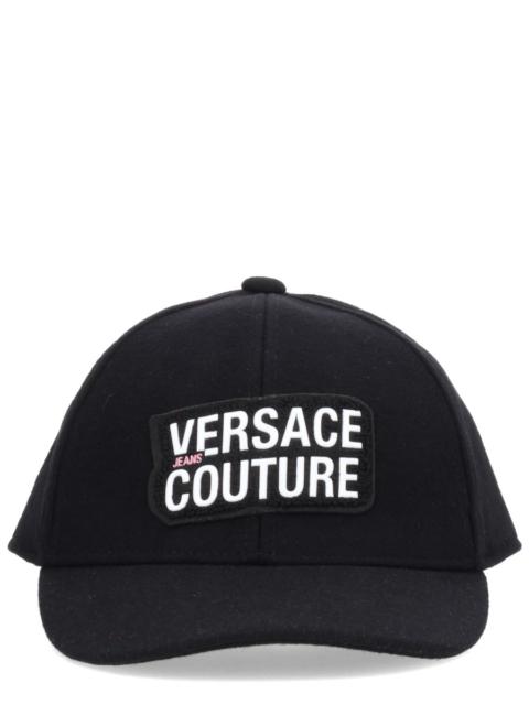 VERSACE JEANS COUTURE CAPPELLO DA BASEBALL IN COTONE CON LOGO