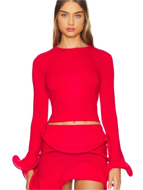 SID NEIGUM Wave Sleeve Top