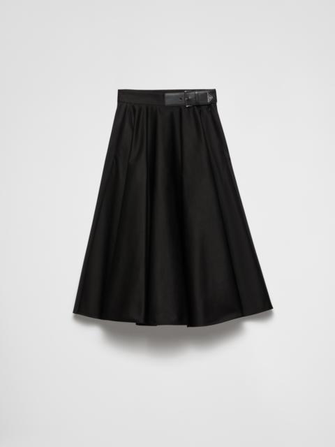 Prada Chino circle midi-skirt