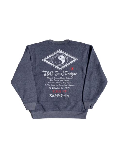 Other Designers Vintage T&C Surf Designs Surfwear Big Logo Sweatshirt