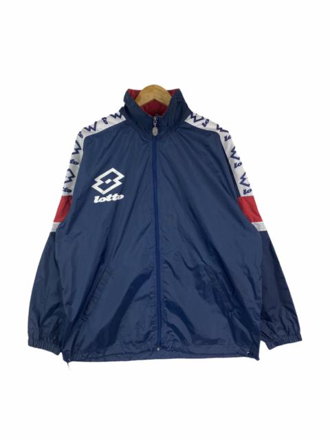 Other Designers Vintage - VINTAGE LOTTO ITALIA SPORTSWEAR SIDE TAPE WINDBREAKER