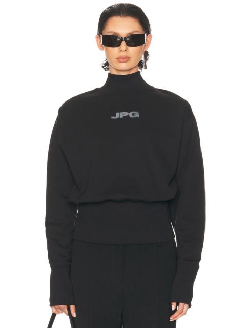 Jean Paul Gaultier Cropped Crew Neck Jpg Sweater