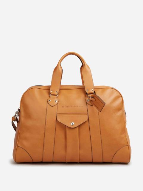 Brunello Cucinelli LEATHER TRAVEL BAG