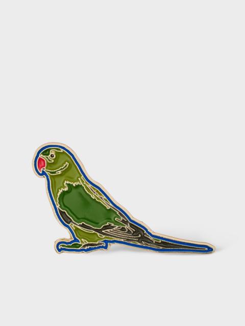Paul Smith Paul Smith loves Barbour - Parrot Pin Badge