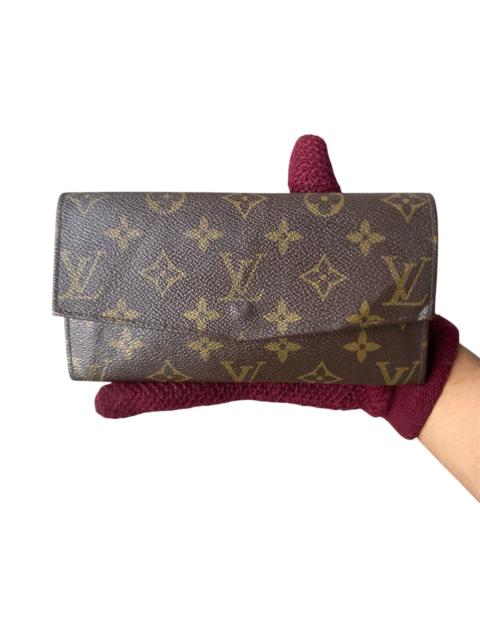 Louis Vuitton Vintage 80’s LV Sarah Long Wallet Classic Monogram Canvas