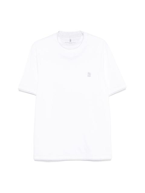 Brunello Cucinelli Logo cotton t-shirt