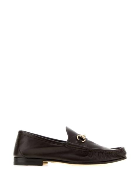 GUCCI Gucci Men Moccasin Leather,L.S