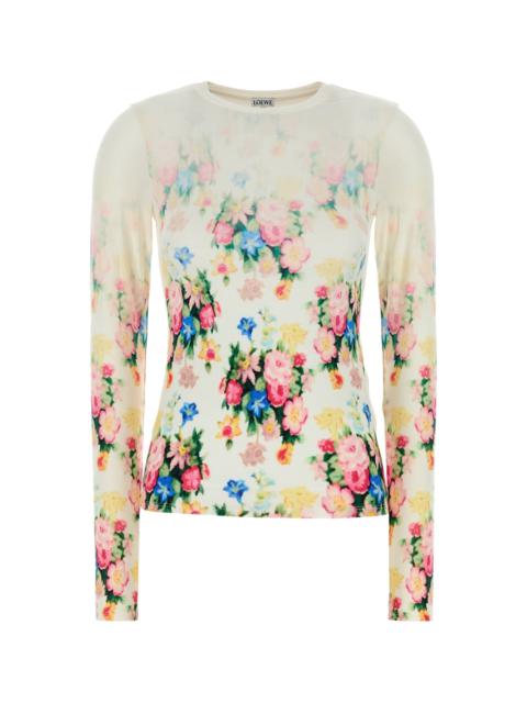 Loewe Printed Stretch Modal Top