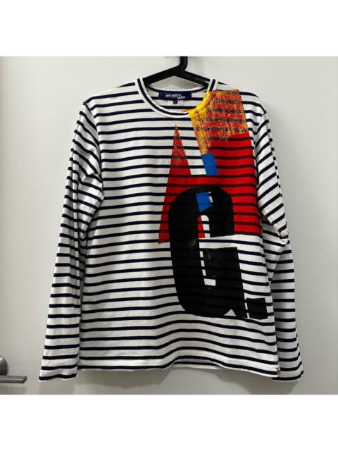 Junya Watanabe MAN Long sleeve Junya Watanabe X CDG Stripe Shirt Sz S
