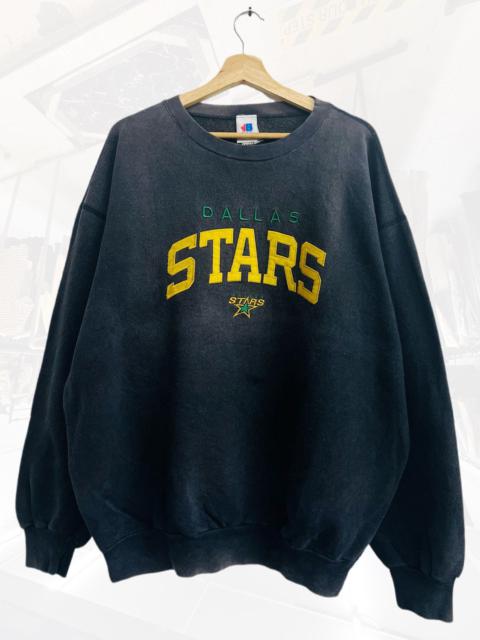 VINTAGE 90s DALLAS STARS NHL BULLETIN ATHLETICS SWEATSHIRT