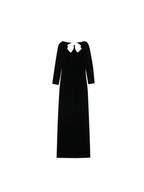 Saint Laurent Velvet Long Dress