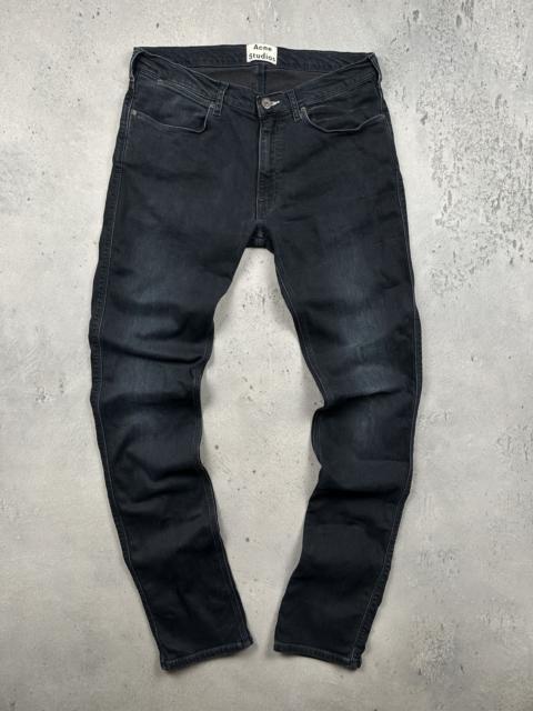Acne Studios Acne Studios Max Man Ray Black Skinny Stretch Jeans 33x34