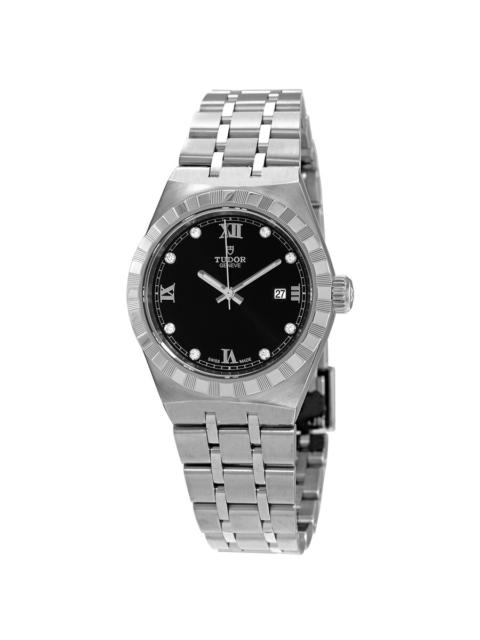 TUDOR Tudor Royal Automatic Diamond Black Dial Watch M28300-0004