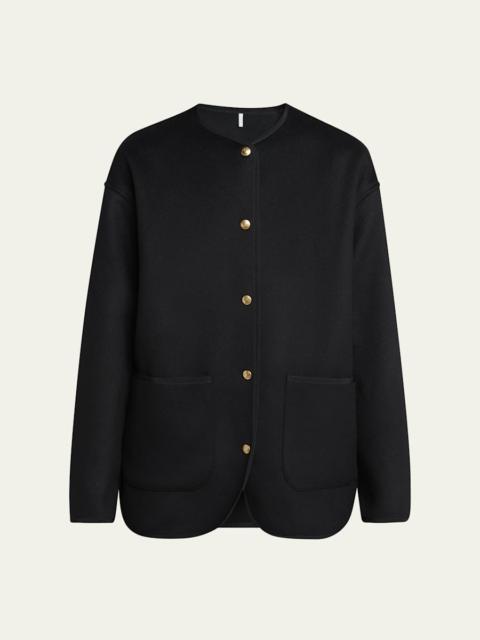 Moncler Reposse Wool-Cashmere Jacket