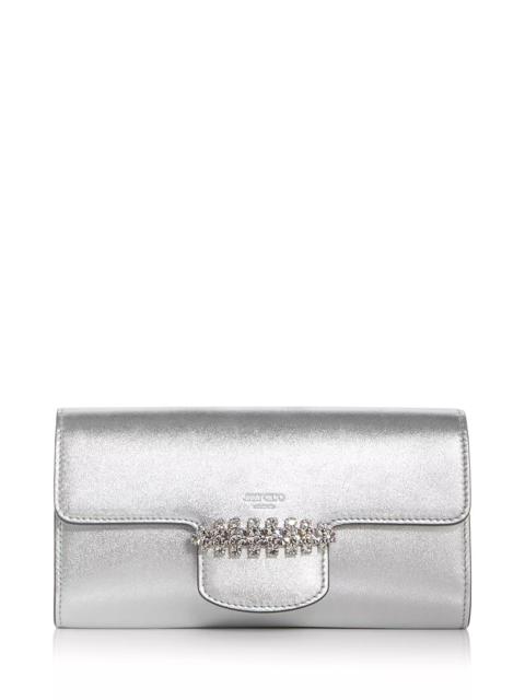 JIMMY CHOO Bing Leather Wallet on Chain