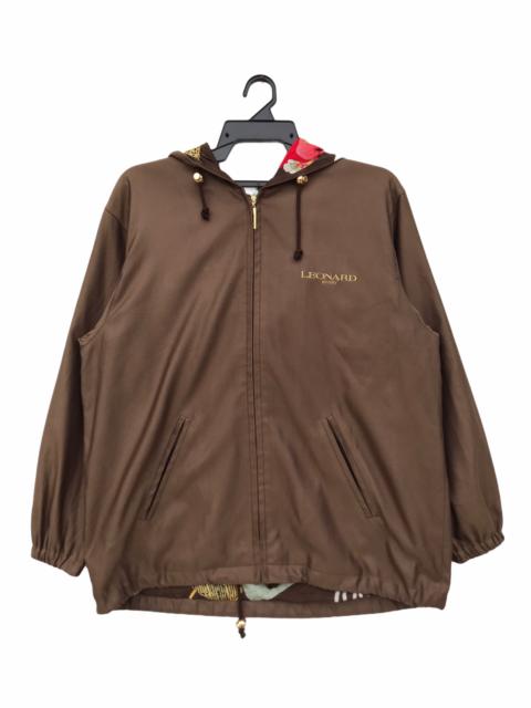 Other Designers Vintage - Vintage Leonard Sport Spellout Hoodie Jacket