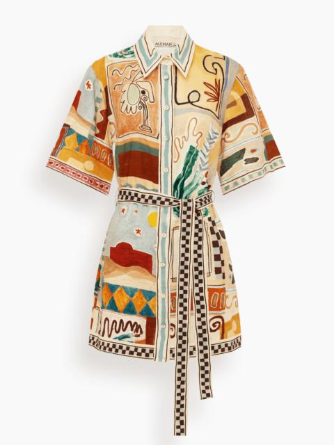 ALÉMAIS Michelle Mini Dress in Multi