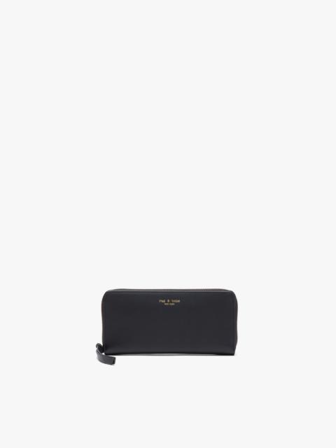rag & bone Bloom Large Leather Zip Wallet