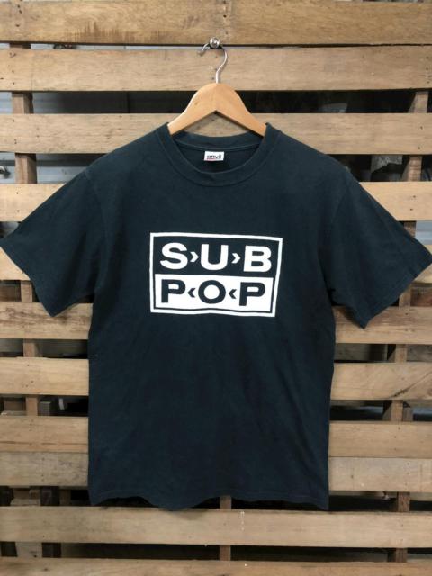 Other Designers Nirvana × Vintage - Vintage 90s Kurt Cobain SUB POP Tshirt Usa Made