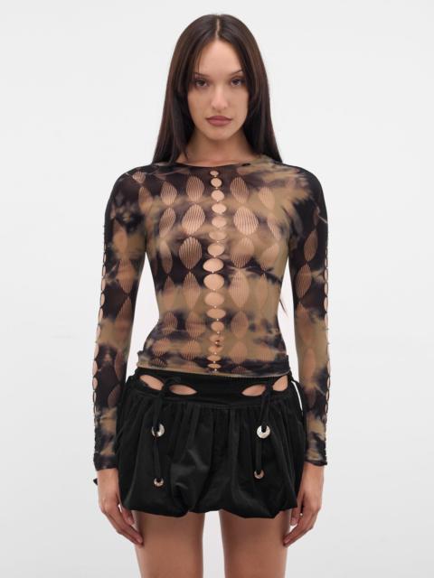 RUI Tie-Dye Cut-Out Long Sleeve