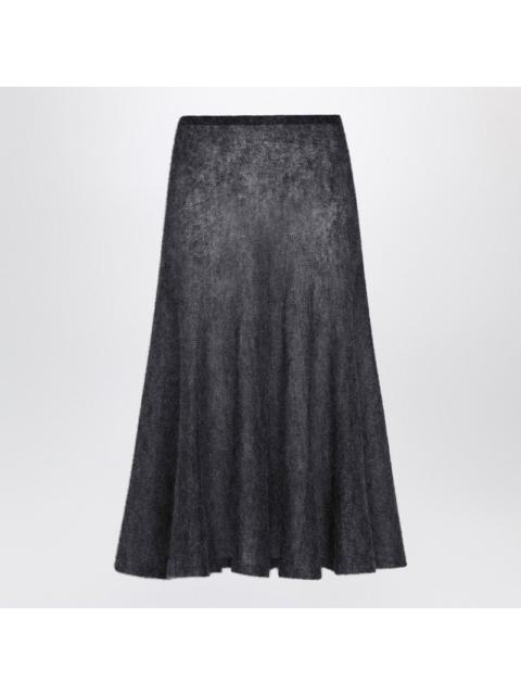 Alaïa Alaia Gonna Gray Midi In Mohair Women