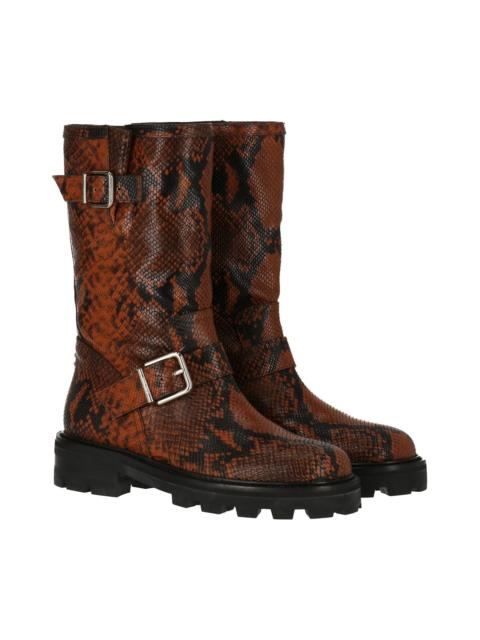 JIMMY CHOO Jimmy Choo Biker II Leather Boot