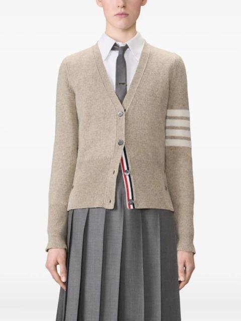 Thom Browne THOM BROWNE - Women Jersey Stitch Classic V Neck Cardigan