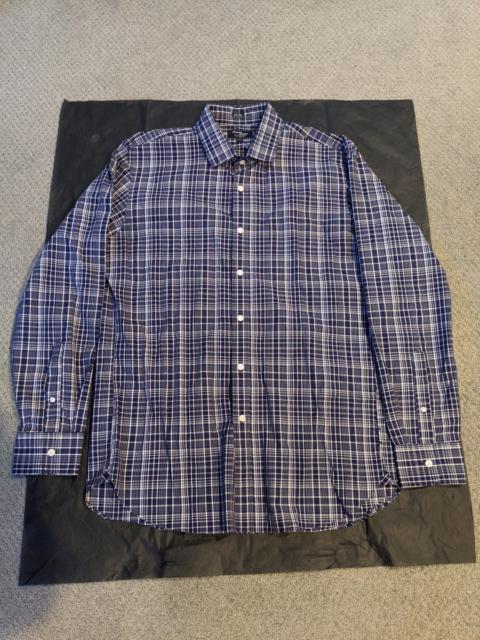 Other Designers J.Crew - J Crew Navy Plaid Button Down Large